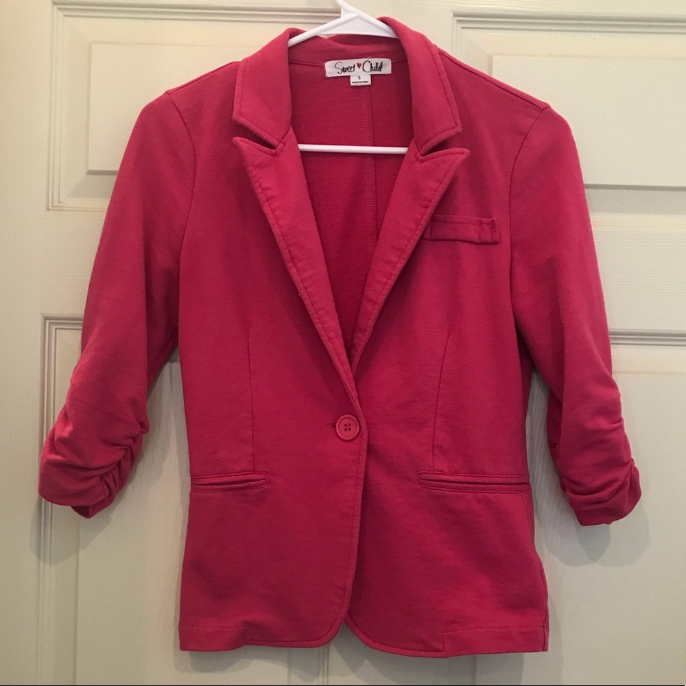SWEET CHILD pink blazer